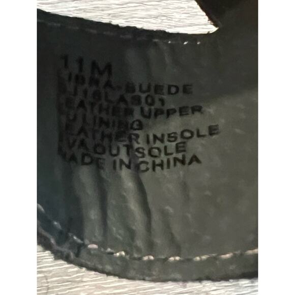 J Sport “Libra” Men’s Black Suede Sandals SZ 11M - Picture 5 of 9